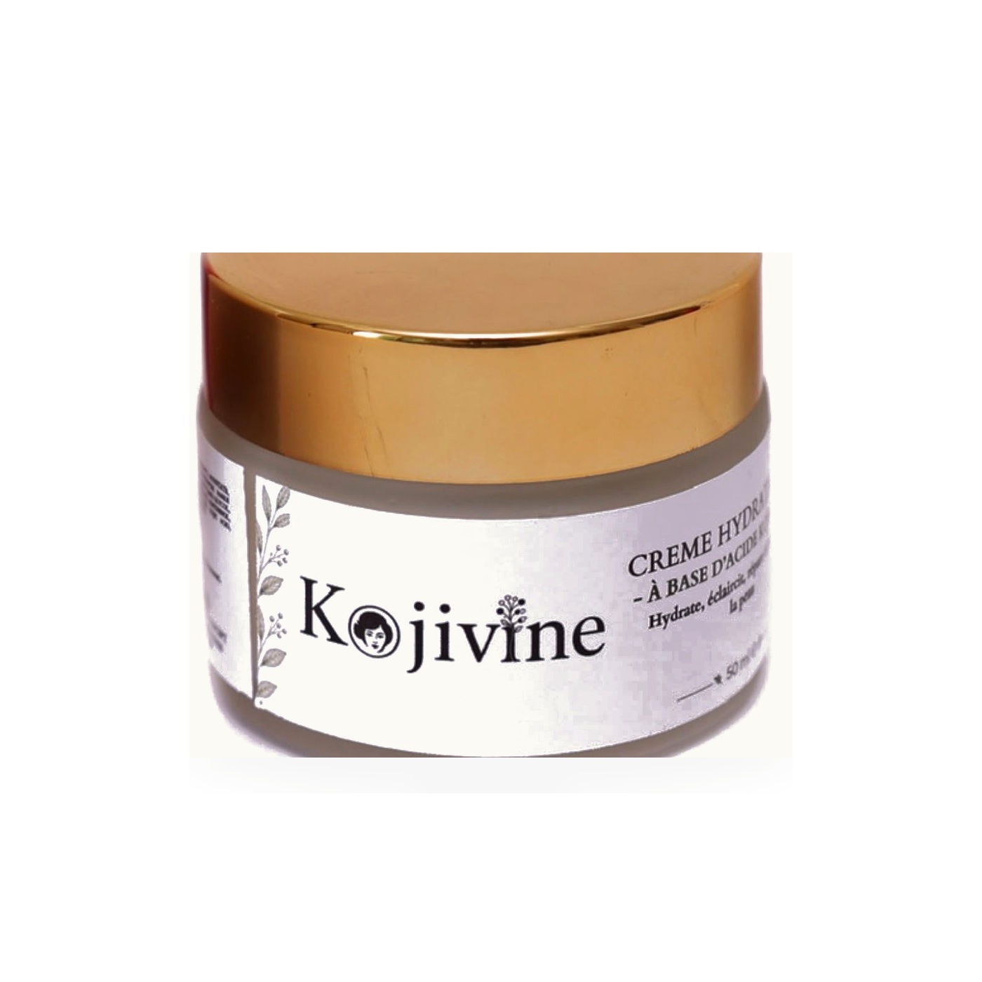Détail du pot de Crème Hydratante Kojivine