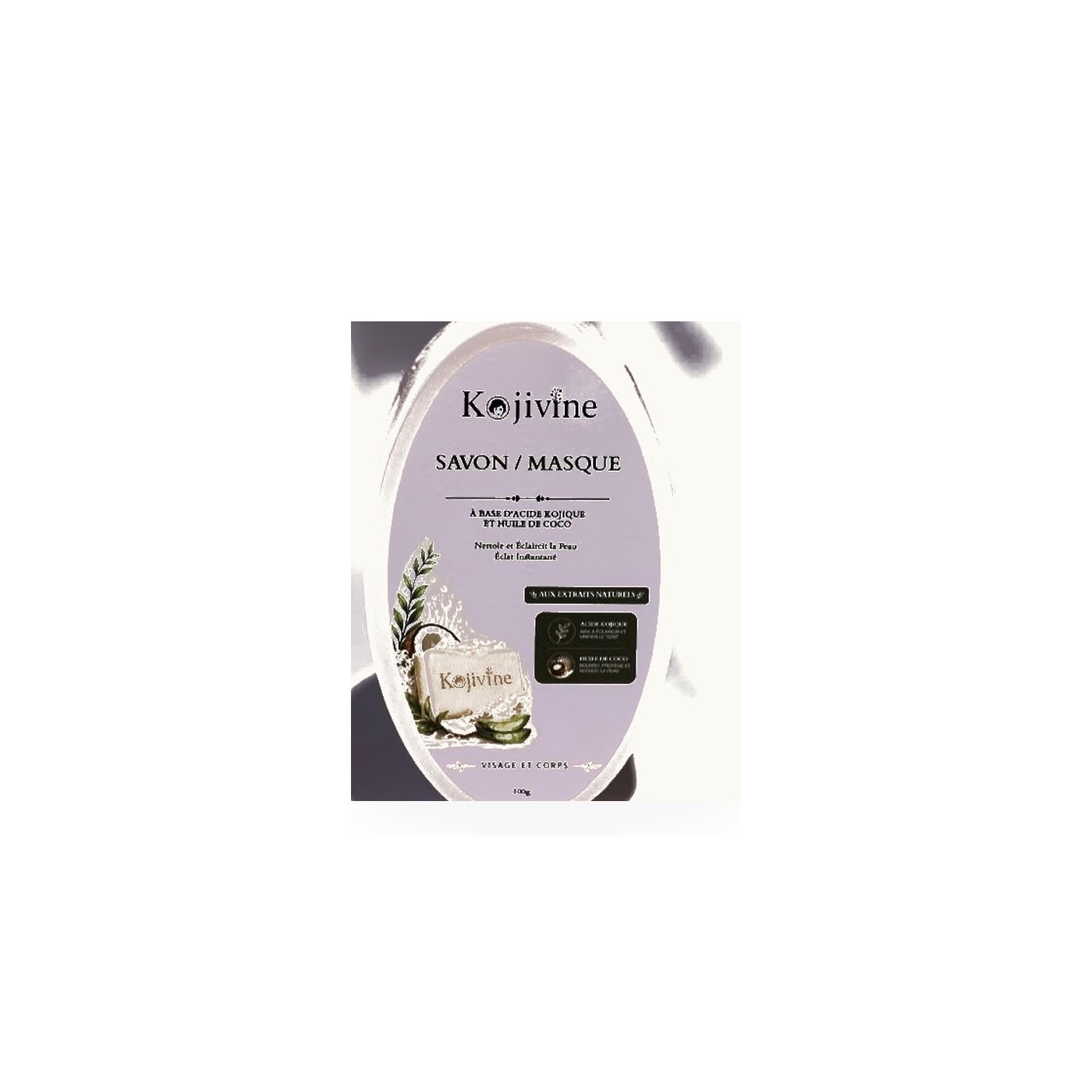 Savon Masque Kojivine dans un rituel de nettoyage