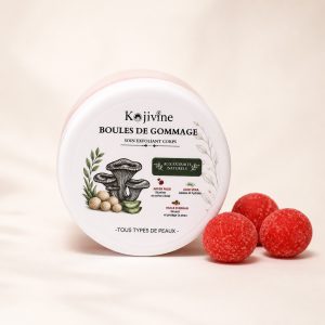 Boules de gommage Kojivine à l’Aker Fassi