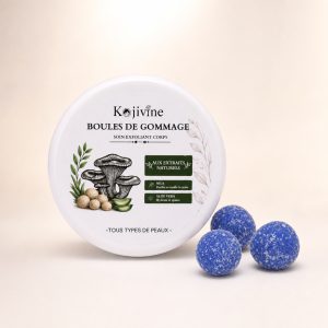 Boules de gommage Kojivine au Nila Bleu