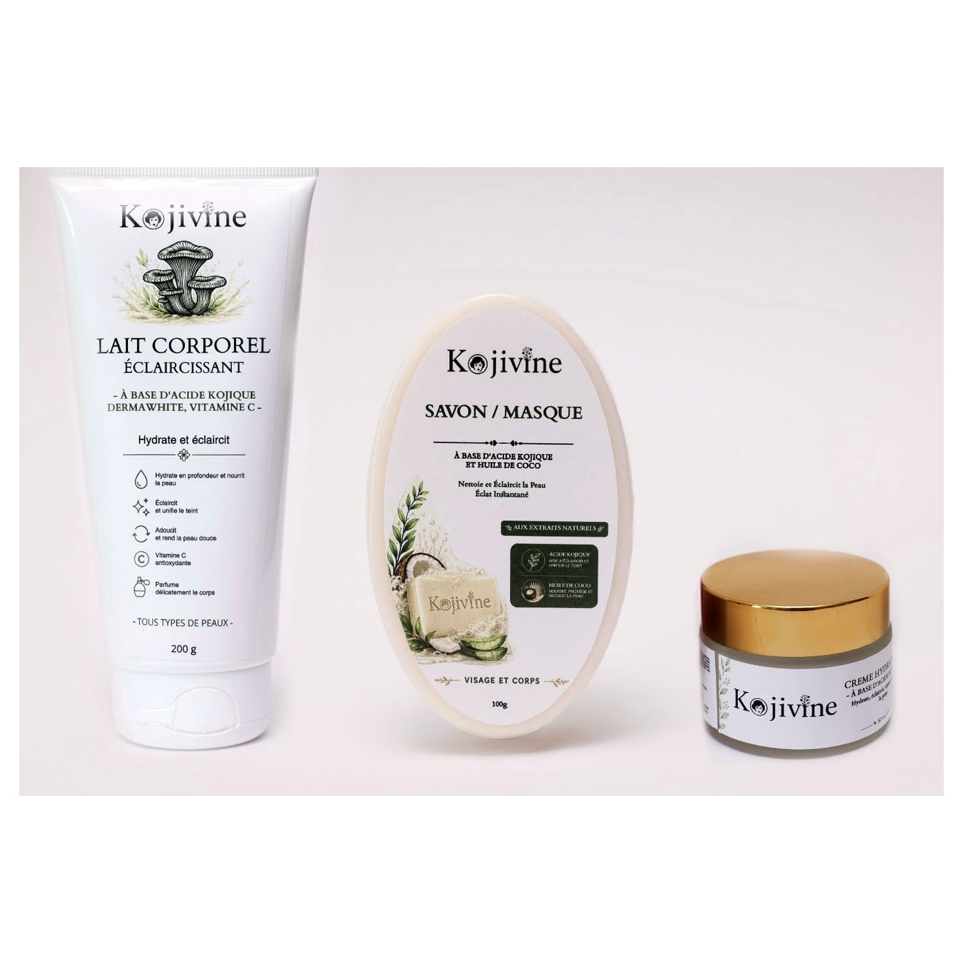 Savon / Masque à l'Acide Kojique & Huile de Coco - Image 3